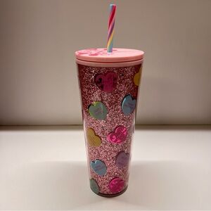 NEW 2026 DISNEY PARKS STARBUCKS MICKEY MINNIE SWEETHEARTS 24oz TUMBLER ❤️💜💛